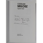 Czeslaw Milosz, The Garden of Science