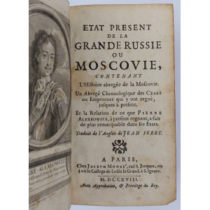 Etat Present de la Grande Russie ou Moscovie
