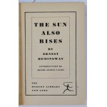 Ernest Hemingway, The Sun Also Rises
