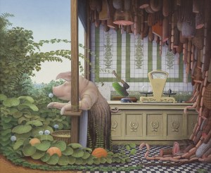 Jacek Yerka, WALKA KARNAWAŁU Z POSTEM, 2007