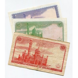 Brunei 1 - 5 - 10 Ringgit 1983 - 1986