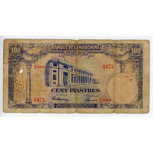 French Indochina 100 Piastres 1946