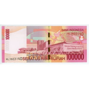 Indonesia 100000 Rupiah 2011 Replacement