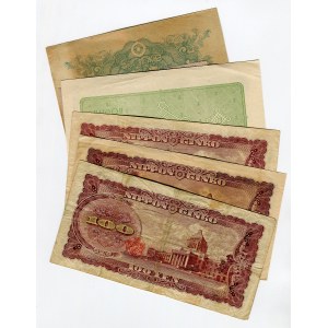 Japan Lot of 6 Banknotes 1946 - 1976