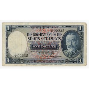 Straits Settlements 1 Dollar 1935