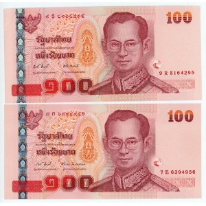 Thailand 2 x 100 Baht 2005 - 2012