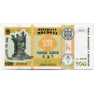 Moldavia 500 Lei 2015