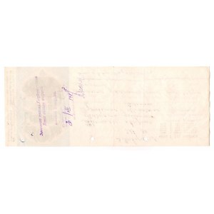 Russia - USSR Bill of E x change 319,3 Roubles 1929
