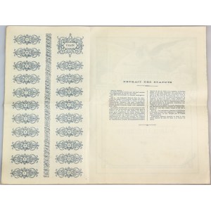 Romania Société d'Éclairage de Clausenbourg & Extensions S.A., Cluj / Bruxelles, Ordinary Share for 250 Francs, 1897, Capital 2,500,000 Frs 1897