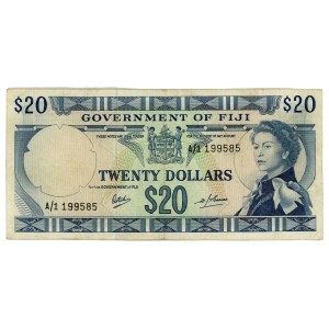 Fiji 20 Dollars 1969 (ND)
