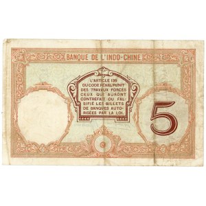 New Caledonia 5 Francs 1926 (ND)