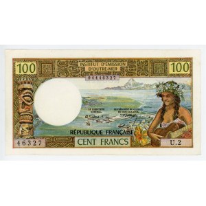 New Caledonia 100 Francs 1971 - 1973 (ND)