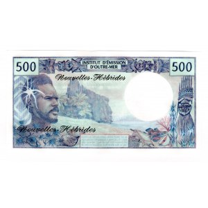 New Hebrides 500 Francs 1970 - 1981