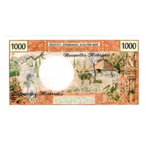 New Hebrides 1000 Francs 1970 - 1980 (ND)