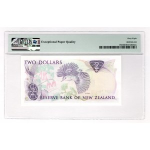 New Zealand 2 Dollars 1981 - 1992 (ND) PMG 68 EPQ