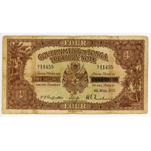 Tonga 4 Shillings 1937