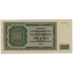 Bohemia & Moravia 1000 Korun 1942 Specimen