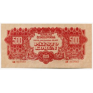 Czechoslovakia 500 Korun 1944 Specimen