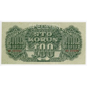 Czechoslovakia 100 Korun 1944