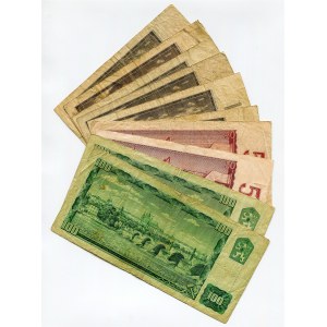 Czechoslovakia Lot of 10 Banknotes 1960 - 1964