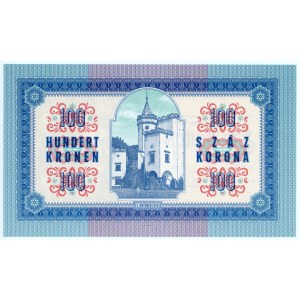 Slovakia 100 Korun 2019 Specimen Moravany nad Váhom