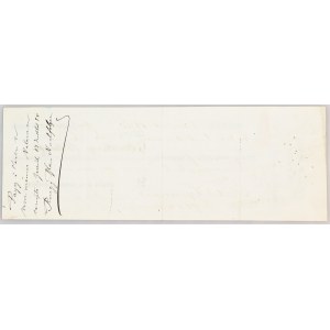 Germany - Empire Societe de la Banque de Barmen 'Hinsberg, Fischer & Co' Wechsel (Bill of Exchange) for 5000 Francs 1880