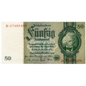 Germany - Third Reich 50 Reichsmark 1933
