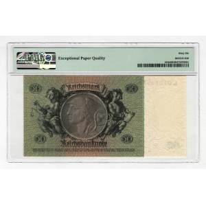 Germany - Third Reich 50 Reichsmark 1933 (1945) (ND) PMG 66 EPQ