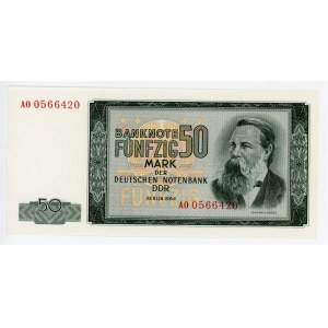 Germany - DDR 50 Deutsche Mark 1964