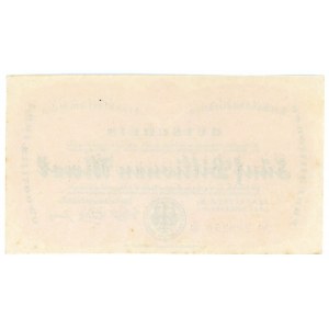 Germany - Weimar Republic Frankfurt am Main Reichsbahndirektion 5 Billionen Mark 1923