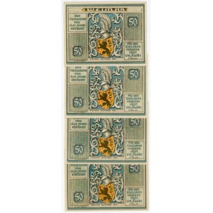 Germany - Weimar Republic Weimar 4 x 50 Pfennig 1921 Full Sights Serie