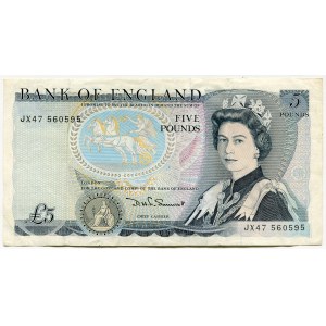 Great Britain 5 Pounds 1980 - 1987 (ND)