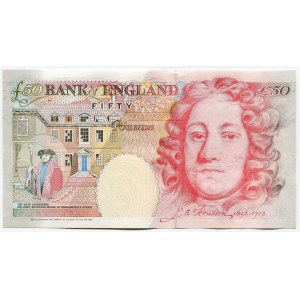 Great Britain 50 Pounds 2004 - 2011 (ND) Fancy Number