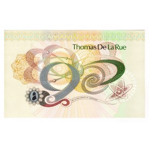 Great Britain Thomas De La Rue Multicolor Testnote 2020 (ND)