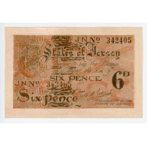 Jersey 6 Pence 1941 - 1942 (ND)