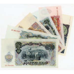 Bulgaria Lot of 6 banknotes 1951