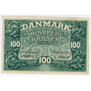 Denmark 100 Kroner 1944