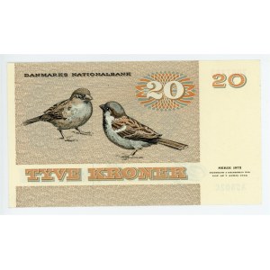 Denmark 20 Kroner 1980