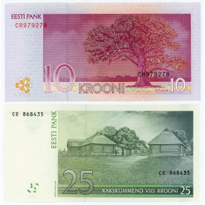 Estonia 10 - 25 Krooni 2002 - 2007