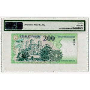Hungary 200 Forint 2007 PMG 66 EPQ Gem Uncirculated