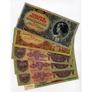 Hungary Lot of 6 Banknotes 1930 - 1946