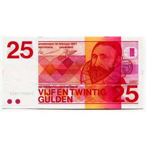 Netherlands 25 Gulden 1971