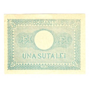 Romania 100 Lei 1945
