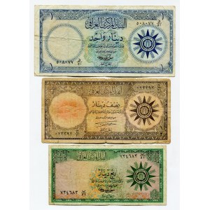 Iraq 1/4 - 1/2 - 1 Dinar 1959