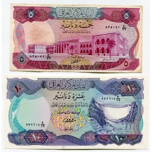 Iraq 5 & 10 Dinars 1973