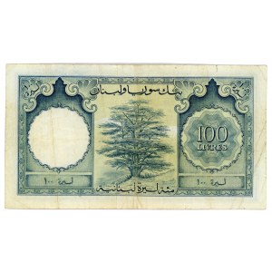 Lebanon 100 Livres 1952 (1963)