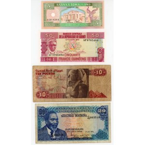 Africa Lot of 4 Banknotes 1961 - 1978