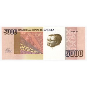 Angola 5000 Kwanzas 2012 Goznak Specimen