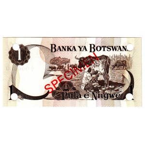 Botswana 1 Pula 1976 (ND) Specimen