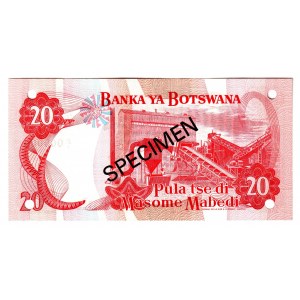 Botswana 20 Pula 1976 (ND) Specimen